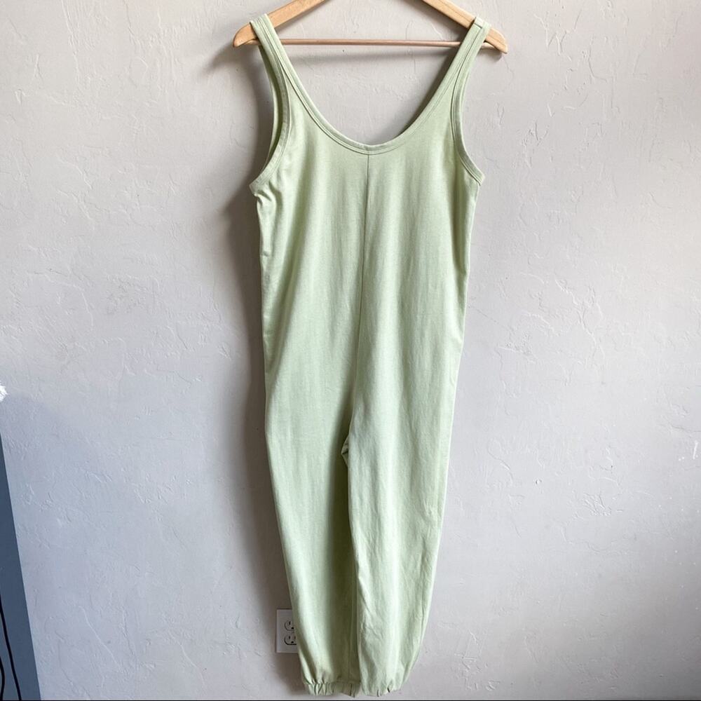 NWT Zara Green Sleeveless Jumpsuit Small - Picture 3 of 6